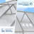 Heavy Duty Large Walk-In Outdoor Polycarbonate Greenhouse with Aluminum Frame, Double Swing Doors, Quick Setup, Roof Vent & Rain Gutter for Garden Use, 8x14 FT (Silver)-125242099