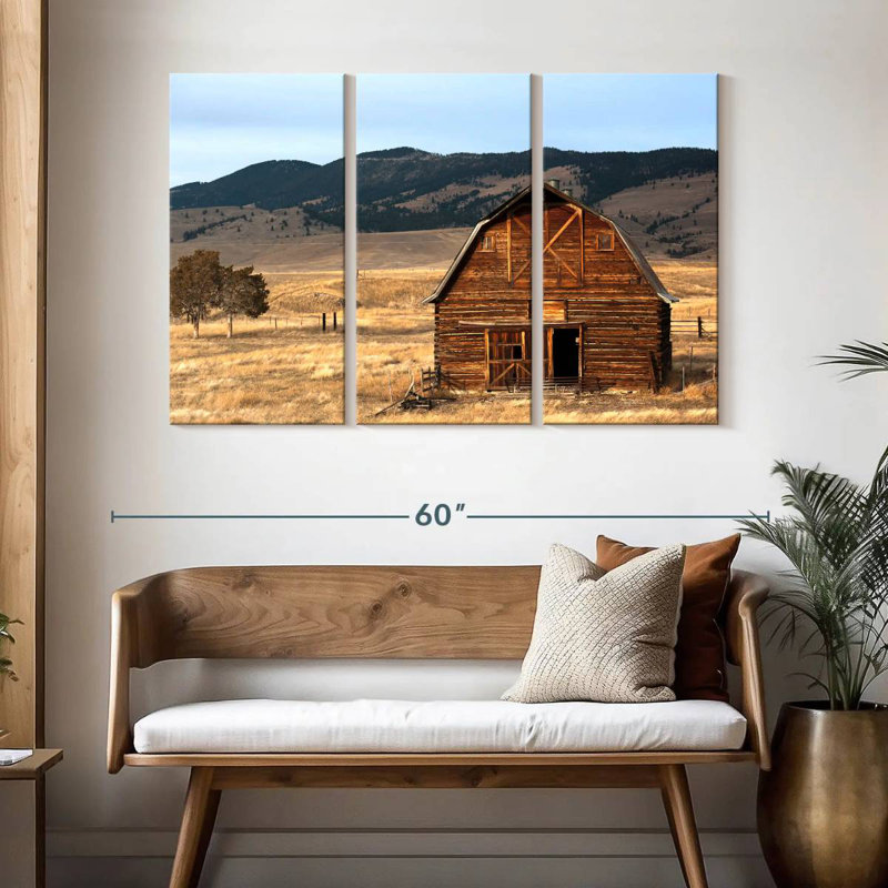 Lilie Barn In Missoula, 32" H x 50" W
