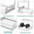 Under Sink Organizer, Pull Out Cabinet Organizer 2-Tier Slide Out Sliding Shelf Under Cabinet Storage Multi-Use For Under Kitchen Bathroom Sink Organizers And Storage,White,1 Pack