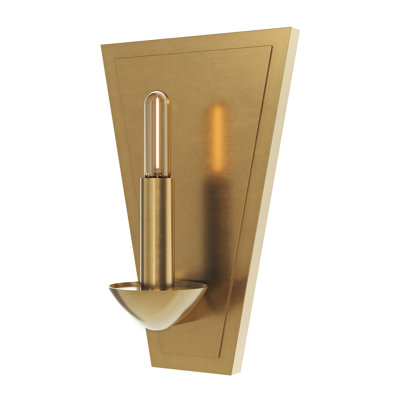Goldie Wall Sconce - Lacquered Burnished Brass - Triangle