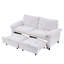 Canapé-lit convertible avec matelas escamotable 73 po-1931248469