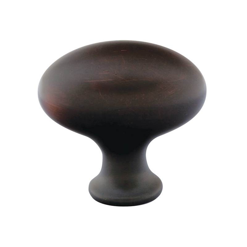Egg Cabinet Knob, Oil Rubbed Bronze, 1.75" H x 1" W x 1.625" D