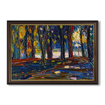 Autumn Study, 1908-Wassily Kandinsky-Custom Framed Canvas