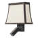 Crotzer Steel LED Flush Mounted Sconce