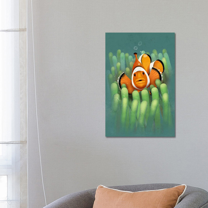 Clown Fish by Dieter Braun - Print on Canvas, Wrapped Canvas, 152.5 cm H x 101.5 cm W x 3.175 cm D
