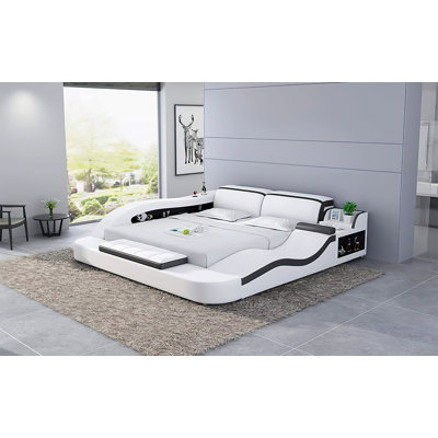 Assael Upholstered Sleigh Storage Bed