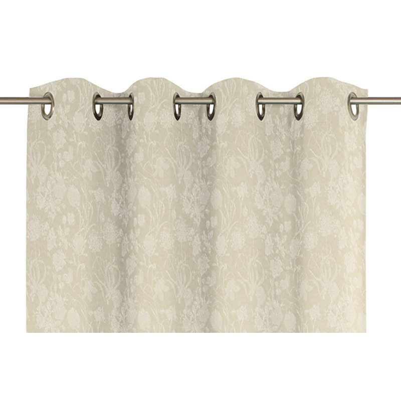 Micheal Pencil Pleat Opaque Curtains, 145cm Width x 145cm Drop, Natural