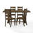 Heymann Trestle Dining Set with Solid Wood Chairs-805197702-711096408
