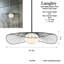 Luminaire suspendu 1 lumière Langley