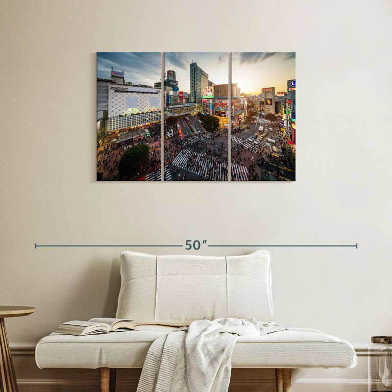 Shibuya District Tokyo, 24" H x 38" W