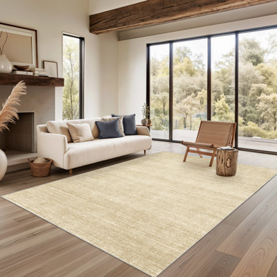 Tapis lavable à rayures rétro antidérapant