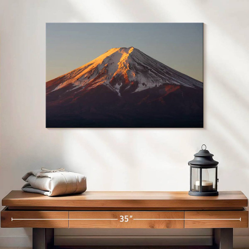 Alvord Mt Fuji Sunrise, H 16 po x l 24 po