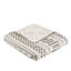 Literie 100% coton très grand / très grand / gris anthracite, fermeture à boutons, 4 attaches d'angle, housse de couette chic à rayures horizontales gris anthracite, coton et cravate,