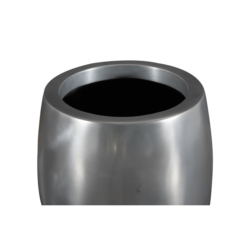 Classic Planter, Polished Aluminum