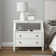 Areebe 2 - Drawer Nightstand with Pull-Out Storage Tray and Built-In Outlets