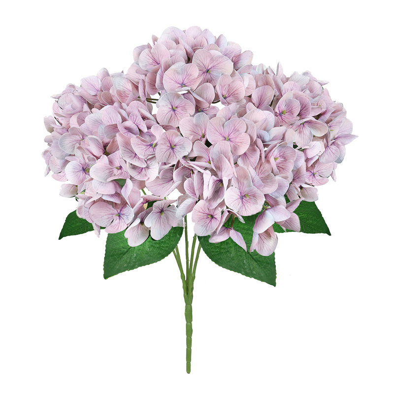Real Touch Hydrangea Bush, Dusty Lavender