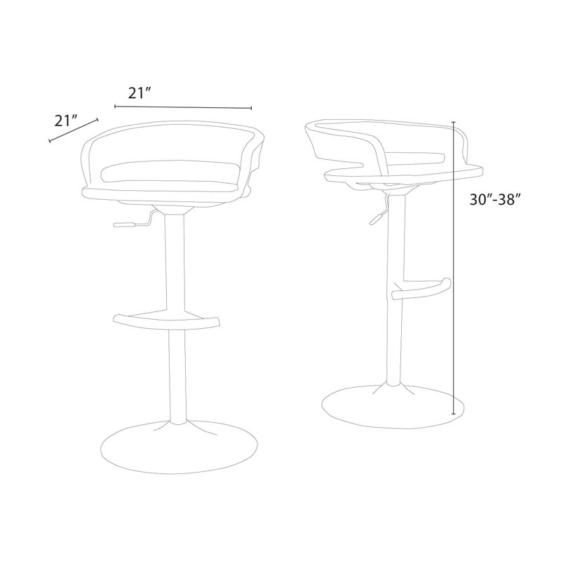 Ehrenfried Outdoor Swivel Bar Stool, Gray