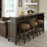 Trelawny 4 Piece Console Table Set w/ Tobacco Leather