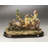 Organ on Cart with Monkey Figurine