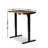Small Standing Desk with Live Edge Solid Walnut Top and Height-Adjustable Frame-754458131