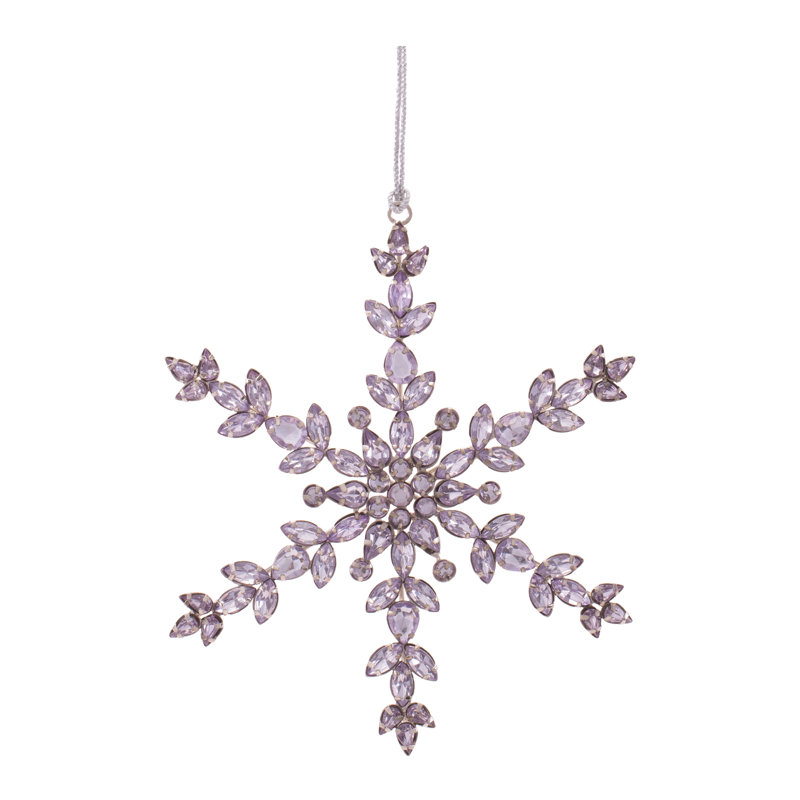 Ornements en forme de flocon de neige (ensemble de 6)