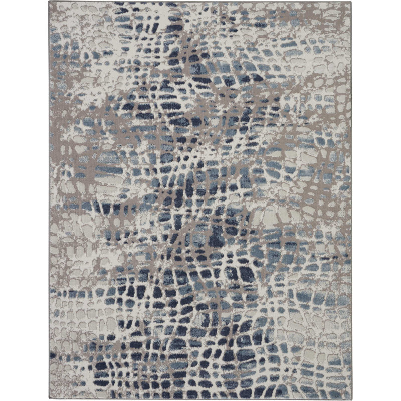 Engleman Abstract Indoor Rug, Rectangle 4' x 6'