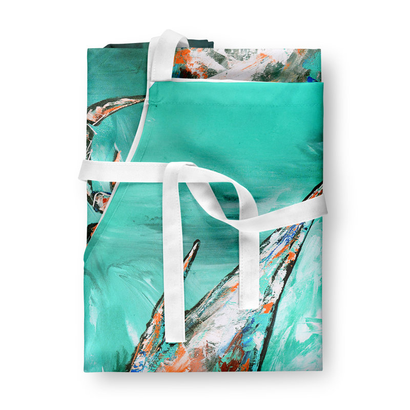 Tablier de crevettes bleues
