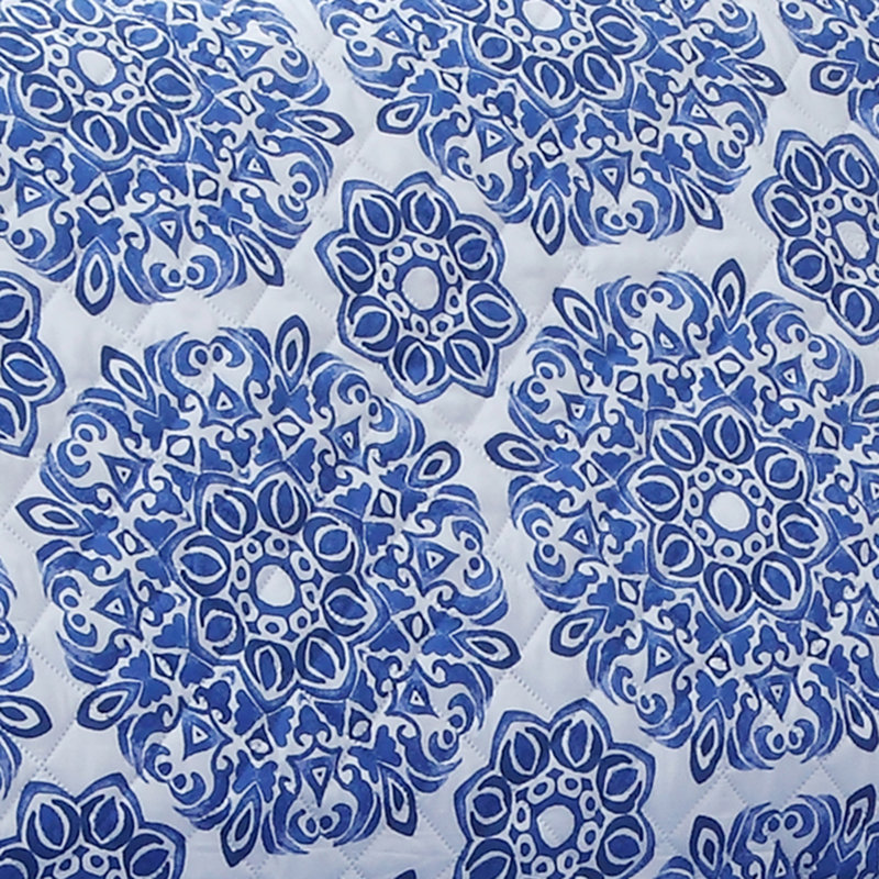 Housse pour causeuse Gibson, Polyester bleu / blanc