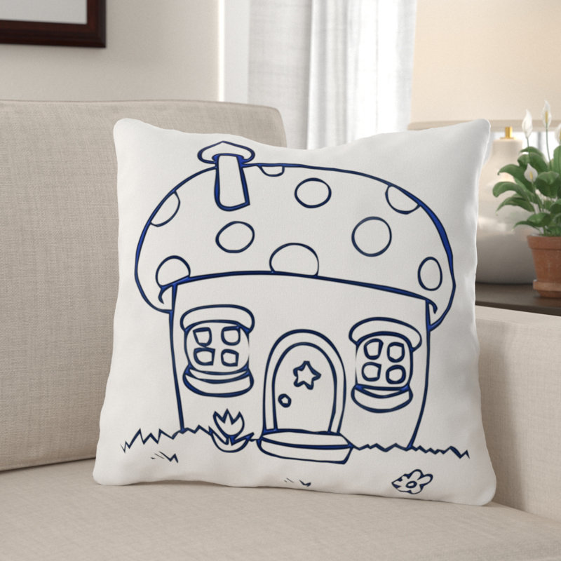 Housse de coussin Dickert, Microsuède, Intérieur
