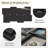 Asymmetrical Staggered 8 Opening Collage Frame, Matte Black Finish-1792511767