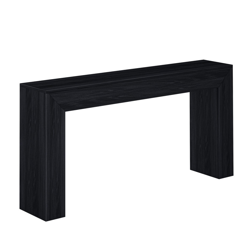 Jesleen Grande Console Table, Black, 32" H x 66" W x 12" D