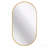 20 X 33 Inch Metal Oval  Mirror