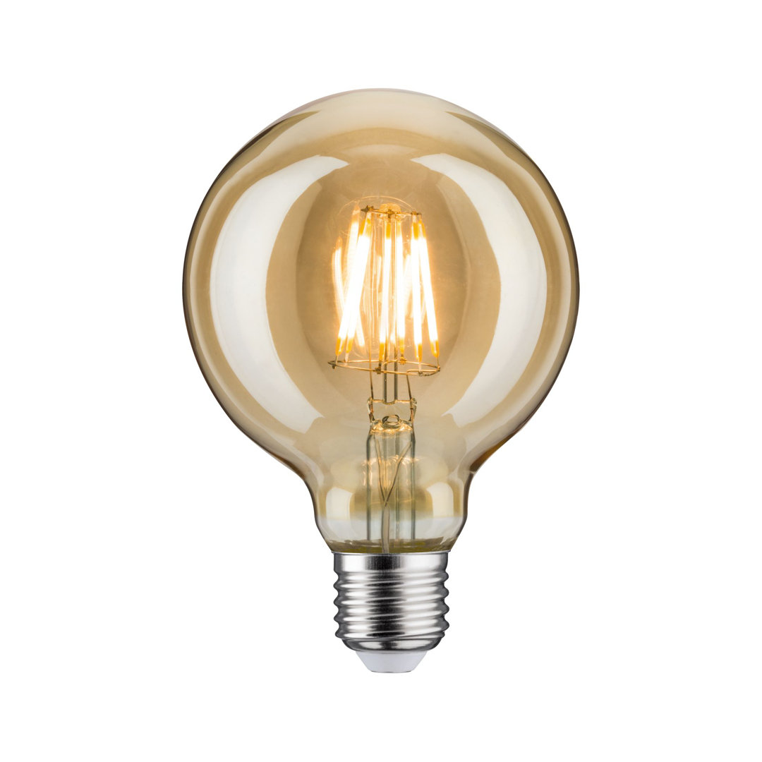 6.5W E27 LED Globe Light Bulb Amber