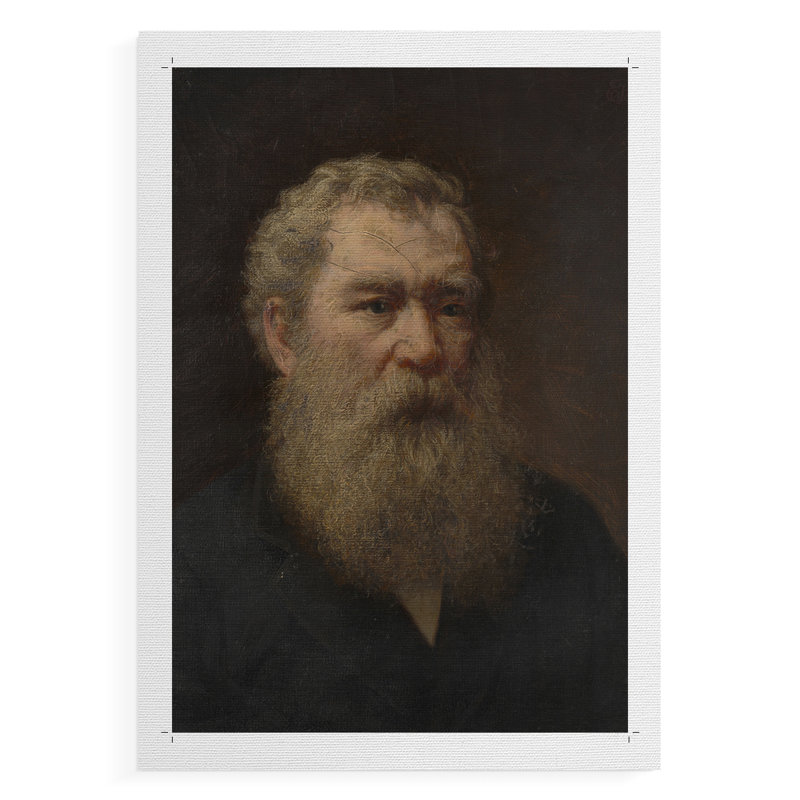 Impression de portrait rétro CXLV III - reproduction de toile seulement - non encadrée, H 27 po x l 18 po