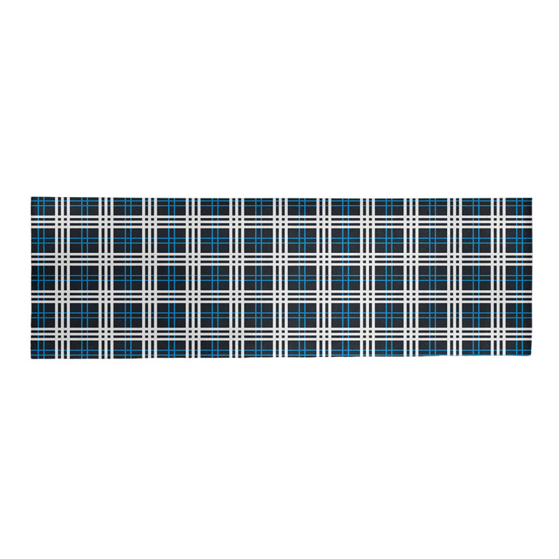 Tapis noir à carreaux, Tapis de couloir 2 pi 6 po x 8 pi