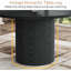 Round Metal Base Dining Table-432915259