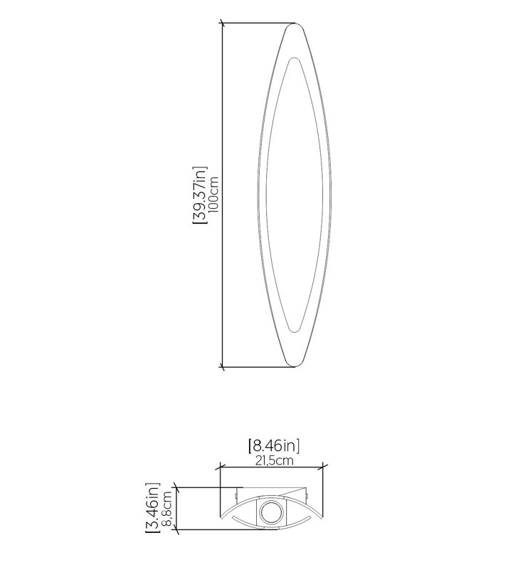 Leaf 2 - Light Flush Mounted Sconce, Maple