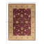Tapis unique noué à la main Oushak - rouge, 9 pi 2 po x 12 pi 3 po