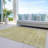 Malchow Washable Striped Indoor / Outdoor Rug-95853321