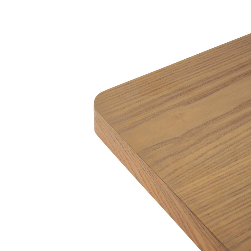 Table de salle à manger rectangulaire de 63 po Ash, de taille compacte pour 4 à 6 sièges, et imperméable, installation sans effort, charmants appartements assez pour asseoir 6, anti-rayures, configuration, cuisines de style