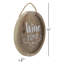Décoration murale suspendue en bois 12 po
