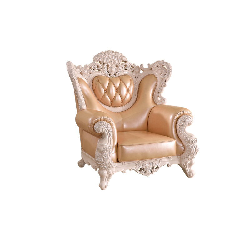 Fauteuil en bois de vache de 48 po