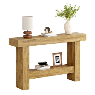 Modern 55"Narrow Console Table,Wooden Sofa Table Entryway Table