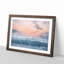 Sea and Clouds in Blue and Pink - Framed Print-56705695-56705694
