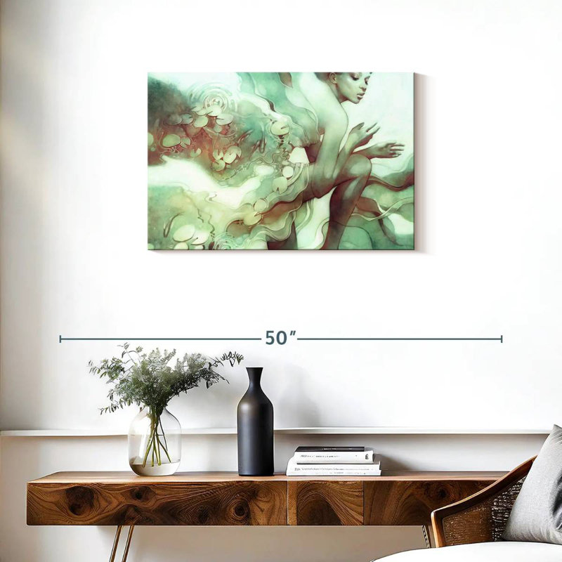 Leisha Lady Flood, 20" H x 30" W