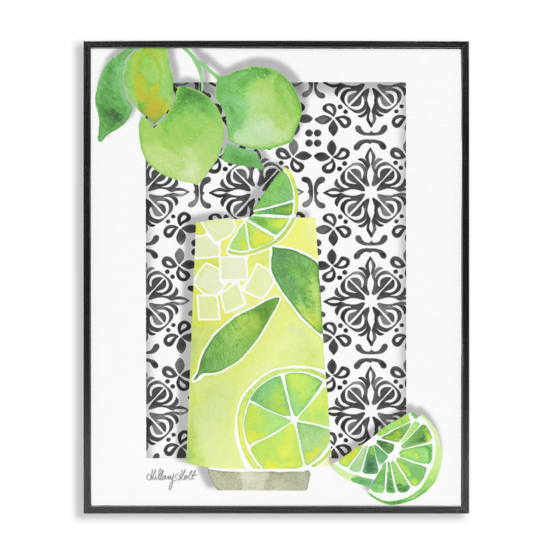 Giclée encadrée de style méditerranéen, par Hillary Holt, H 14 po x l 11 po, Giclée encadrée noir minuit