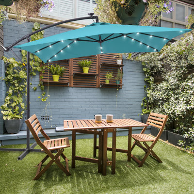 Parasol en porte-à-faux 98,4 po Dannii-Leigh