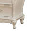Table de chevet 2 tiroirs avec pieds Queen Anne