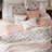 6 Piece Cotton Percale Quilt Set With Throw Pillows Blush King/Cal King-117492962-117492968