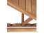 Jack Outdoor Teak Chaise Lounge